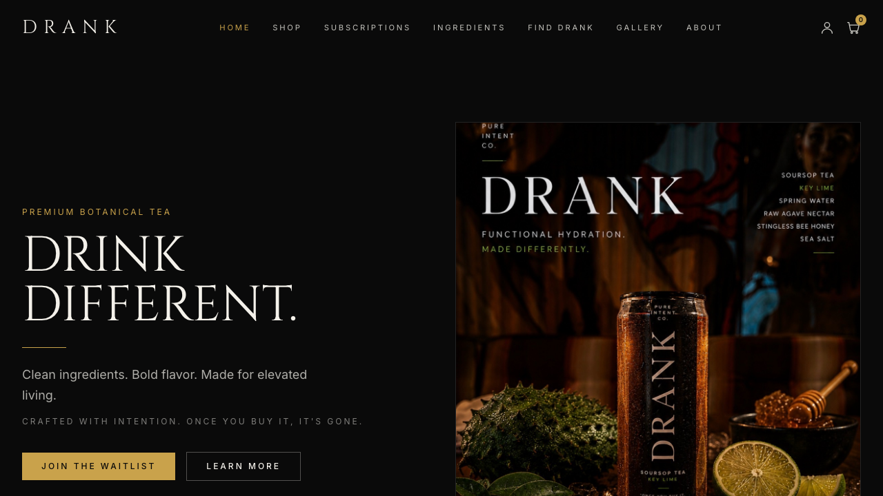 Pure Intent Co. — website preview
